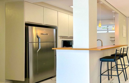 Boqueirao Apartment | Apto confortável e estiloso com wi-fi a beira mar