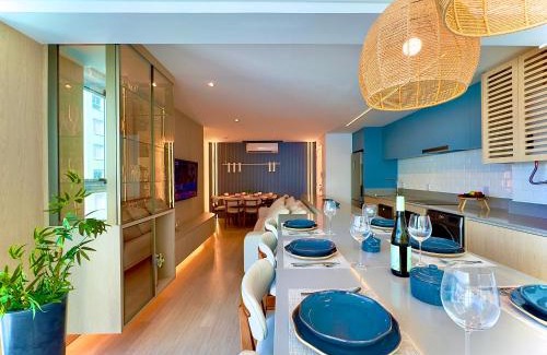 Itacolomi Apartment | Apto Pé na Areia Vista Mar Incrível Condo Resort Completo com Piscina Infinita, Beach Tennis, Academia, Sala de Jogos, Brinquedoteca, Playground e Portaria 24H 3 Quartos com Ar-Condicionado, Churrasqueira Privativa Reserve Agora e Viva essa Experiência