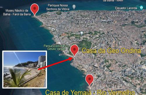 Rio Vermelho Apartment | Apto Vista Mar- Clima, Conforto e Localização Top