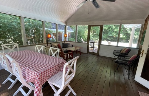 Harbert House | Aqua Heated Pool Private Assoc Beach Screened porch Gas Fire pit