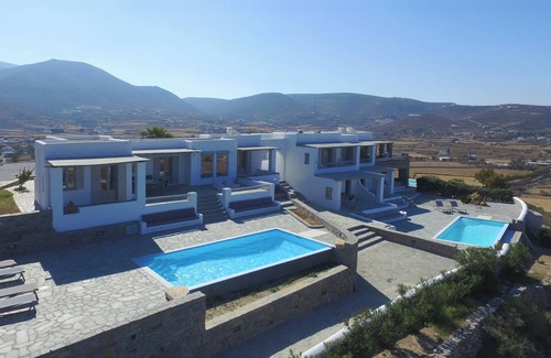 Parasporos Villa | AQUA retreat in Paros with private pool, stunning sea view, near sandy beaches