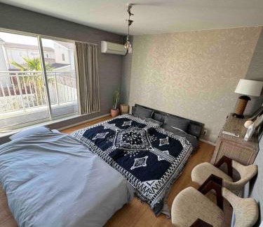 Futtsu Villa | Aqua Villa with Pool, Sauna, and 100 inch 4K Projector, 5-minute walk from Fujitsu Park Sea