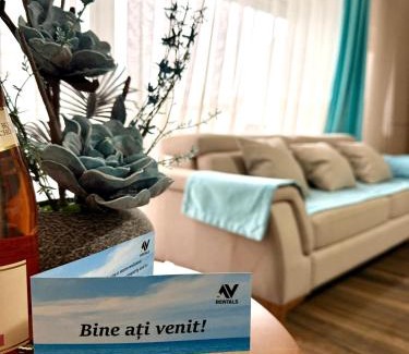 Constanta Apartment | Aqua Vista White Tower Mamaia Studio LUX Vedere Mare si Lac - Mic Dejun Inclus