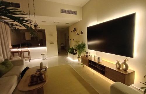 Nad Al Sheba Apartment | Arabian-Inspired 1BR - Polo Residence Near Burj