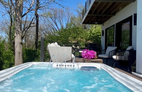 Fairview Heights House | Arch View Luxury Home 5 minutes to St. Louis:Private Pool,Sauna,Free Wine&Brkfst