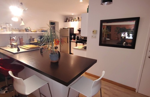 Gay Village Apartment | Architectural Multi,-Level Loft Near Parc La Fontaine + bedrooms