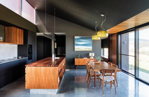 Cygnet House | Architecturally designed home overlooking Port Cygnet and the countryside.