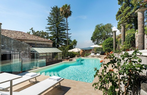 Piedimonte Etneo Villa | Aristocratic Villa with Private Pool and Lush Garden