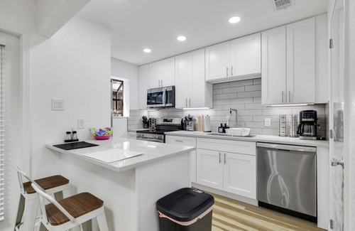 West Arlington House | Arlington Entertainment District Home White Door