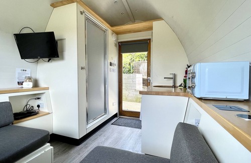Brightlingsea Cottage | Armadilla 1 at Lee Wick Farm - cozy glamping for 2 adults with optional hot tub