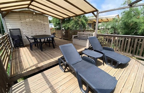 Villeneuve-les-Maguelone House | Arnel Campsite * - Mobile home Flamingo - View pond - 2 ch - 4 people