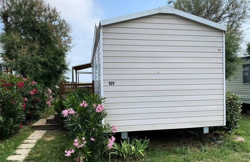 Villeneuve-les-Maguelone House | Arnel Campsite * - Mobile home Flamingo - View pond - 2 ch - 4 people