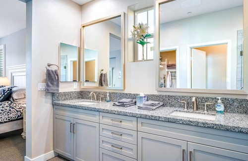 Santa Barbara House | Artful corner townhome by parks & pier - pool, hot tub, firepit, central AC, W/D