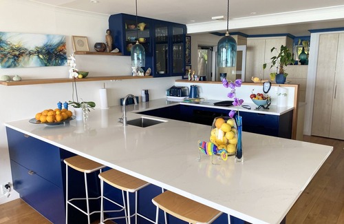 Pouawa House | Artist Magical Hideaway on Makorori Beach. Awesome views and sunsets.