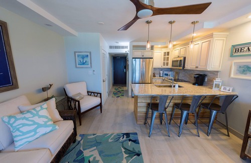 Red Hook Condo | AS SEEN OH HGTV/FULLY RENOVATED BEACHFRONT DUPLEX VILLA. Located in building B.