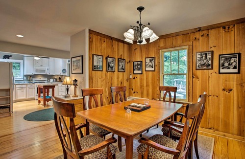 Hendersonville House | Asheville-Area Cabin w/Fire Pit & Forest Views