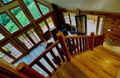 Canton House | Asheville~Dutch Cove~ Contemporary Log Cabin~LUXE