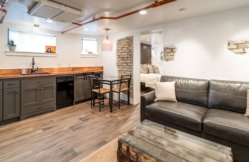 Central Business District Apartment | Aspenwood Manor- Brand New Basement Apartment Inspired by Southern Utah
