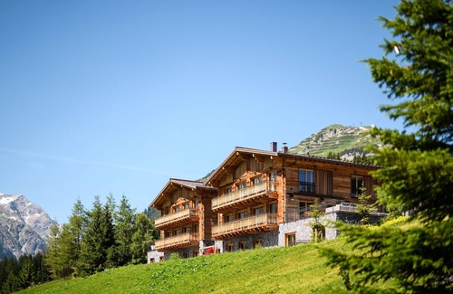 Lech am Arlberg Villa | Astounding Austria Chalet | 4 Bedrooms | Chalet Adora | Beautiful Mountain Views & Outdoor Hot Tub | Bludenz District
