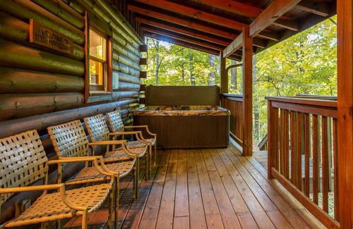 Gatlinburg - Pigeon Forge House | At Last: Shagbark Cabin with Hot Tub, Arcade Games, and More!