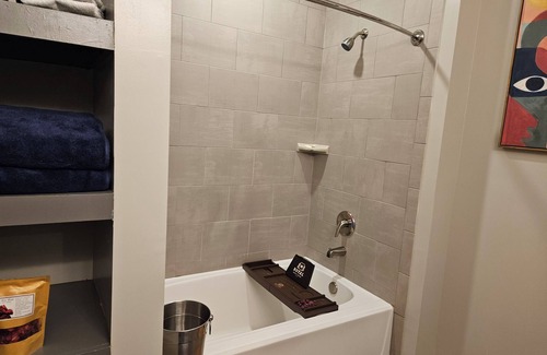 Melrose Apartment | At Serene Blue Velvet Studio, everything you need is within walking distance.