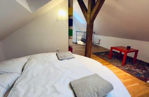 Smichov Apartment | Attic 15 Min To Charles Bridge