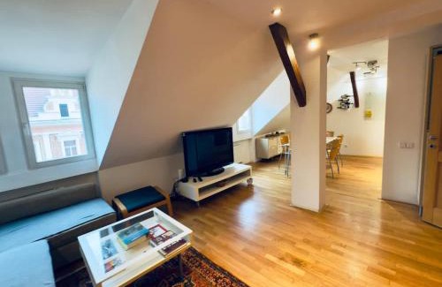 Smichov Apartment | Attic 15 Min To Charles Bridge