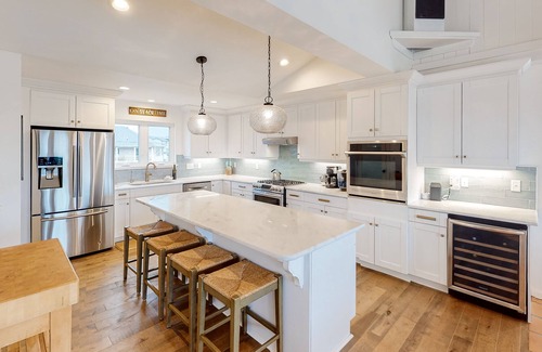 Sandbridge House | Attractive canal-front home w/private pool, WiFi, washer/dryer, central AC, deck