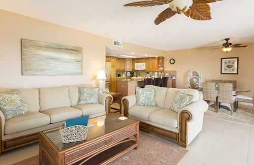 Indian Shores Condo | August special for newly renovated beachfront 2 bedroom, 2 bath beachfront condo