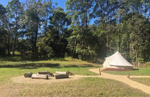 Verrierdale Cabin | Aura Glamping Tent: Eco Stay w/Private Bathroom & Nature Views Near Noosa