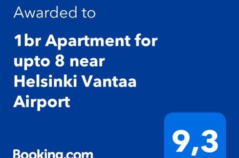 Vantaa Apartment | Aurora Home Kivistö 1-bedroom apartment for up to 8 near Helsinki Vantaa Airport and Helsinki city center