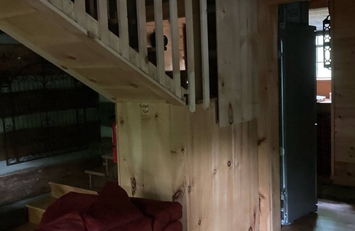 Town of Marlborough Cabin | Authentic Log Cabin with working wood burning fireplace