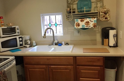Bernalillo Apartment | Authentic New Mexico Adobe Casita in wine country/hot air balloon mecca