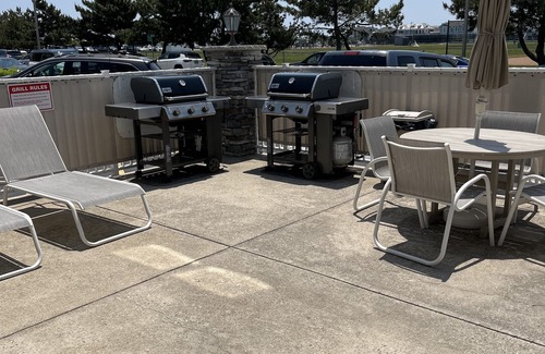 Avalon Condo | AVALON BEACH BLOCK! Renovated, Luxury condo W/heated pool steps to everything