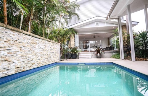 Avalon Beach House | Avalon Beach Coastal Sanctuary with Pool & Indoor Fireplace