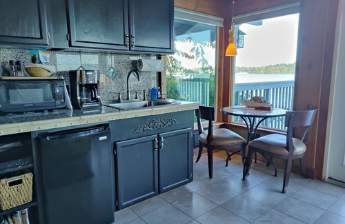 Olympia Cabin | "Awesome View: very nice, cozy, complete. waterview is amazing." Feb 2021 K.H.