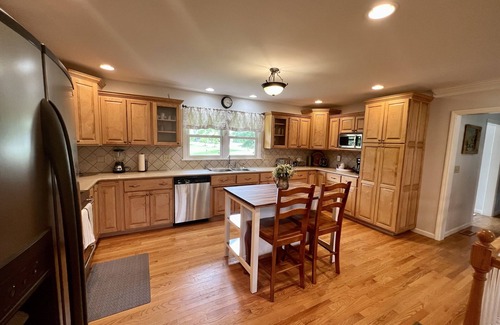 Defiance House | BACKYARD OASIS! Cozy and charming 60s Brick ranch with relaxing gazebo over pond
