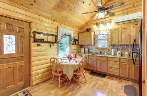 Cosby Cabin | Backyard & Porch: Rural Cosby Log Cabin!
