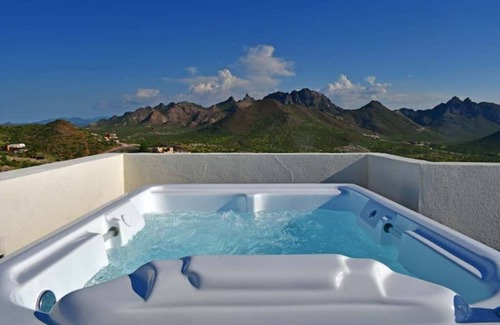 Pichilingue House | Balandra 5MIN-Private BathTub+Isla Espíritu VIEW!