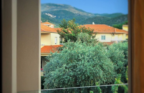 Skala Sotiros Apartment | Balconies on Sea - The Blue Apartment