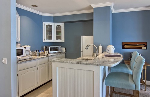 Boyne City Condo | Balcony Overlooking Lake Charlevoix | Peaceful downtown Boyne | Fireplace |