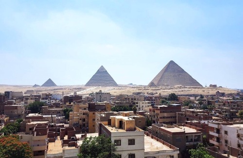 Giza Apartment | Balcony Pyramids View Apartment