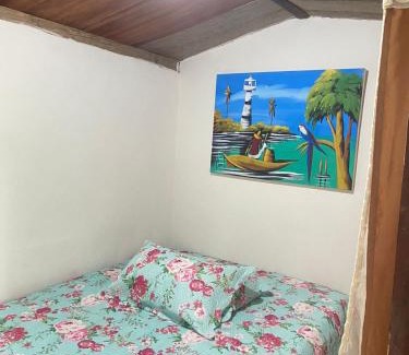 Areia Cabin | Balneário Rio Agua Viva - Chalé com Ventilador