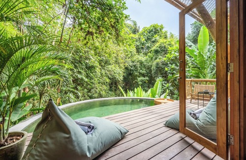 Buwit Villa | Bambu Twins2, 2 Bedroom Villa Near Nyanyi Beach-TanahLot
