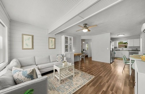 Biltmore Beach House | Banana Cabana Cottage-family-friendly retreat just 3 blocks from the beach.