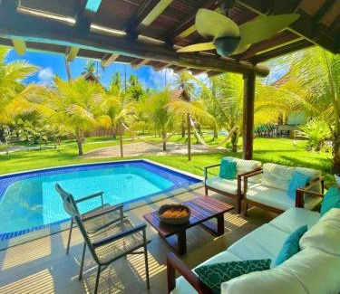 Praia dos Carneiros House | Bangalô Beira-mar, Piscina privativa, 5 quartos, Eco Resort