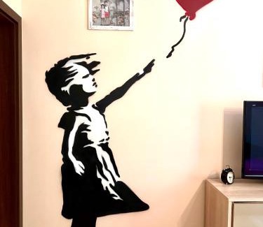 Goclaw Apartment | "Banksy" Art