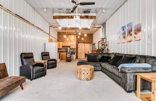 Mather House | Barn & cabin with firepits, grills, foosball, kayaks, home theater, & 2 kitchens