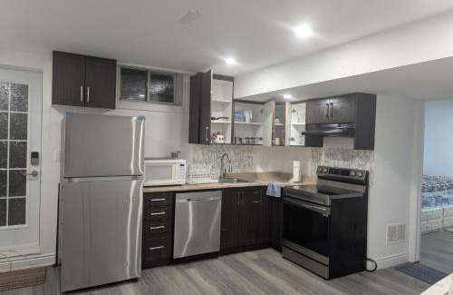 Grand River South House | Basement two Queen beds and one single with two full washrooms by YKF airport
