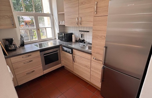 Geisenfeld Apartment | Bavaria Home: Studio with terrace - Parking - Kitchen